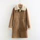 thumbnail image 1 of Chaqueta gruesa y cálida de ante para mujer, Parka de piel de oveja sintética, abrigo de piel de cordero, abrigo Vintage, prendas de vestir, Invierno, 1 of 5
