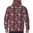 thumbnail image 7 of Honeii Daisies Flowers Pattern Mens Hoodies Men's Loose Sleeve Sweatshirt,Pullover Hooded Sweatshirt for Men,Essentials Hoodie-Medium, 7 of 7
