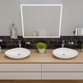 thumbnail image 4 of ALFI brand AB1597-BN Brushed Nickel Single Hole Tall Waterfall Bathroom Faucet, 4 of 11