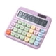 thumbnail image 2 of pstuiky Calculadora mecánica, calculadora bonita con pantalla de 12 dígitos para uso diario y tareas básicas de oficina, calculadora vintage con energía solar y batería, estilo máquina de escribir., 2 of 3