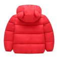 thumbnail image 2 of Maqroz Kids Puffer Jacket Fleece Lined Girls Boys Winter Coats Sherpa Zip Up Warm Lightweight Quilted Jacket Hooded Thermal Down Jackets with Pockets Cold Weather Clothes Outerwear, Sizes 6M-4T, 2 of 3