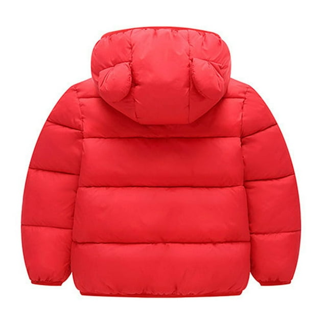 Winter Childrens Lamb Velvet Cotton-padded Rabbit Ears Padded Baby Cotton-padded Jacket