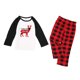thumbnail image 2 of Qarigey Navidad familia pijamas traje manga larga Top pantalones ropa ropa de dormir hombres conjuntos de ropa  Mujer: S, 2 of 8