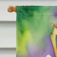 thumbnail image 6 of Samoyed King of Mardi Gras House Flag 28 in x 40 in, 6 of 7