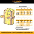 thumbnail image 5 of KwikSafety CAPITAL Hi Vis Reflective ANSI PPE Breakaway Class 2 Safety Vest Size: 4XL/5XL, Color: Yellow, 5 of 7