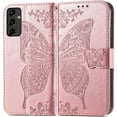 thumbnail image 4 of for Galaxy A14 5G Phone Case Wallet,Women Flip Folio Cover with Credit Card Holders Butterfly Embossed PU Leather Kickstand Wrist Strap Purse Case for Samsung A14 5G 6.6 inch (Rose Gold), 4 of 14