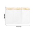 thumbnail image 2 of KAKOWELY 25Pcs Golden Rectangular Napkin For Hotel Use Wedding Parties Banquets Decorative Paper Napkins, 2 of 8
