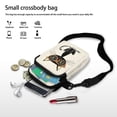 thumbnail image 7 of HELLHERO Crossbody Small Crossbody Bags Cartoon Cat Glasses 4.33x1.97x7.09 with Adjustable Strap Women for Travel Lightweight, 7 of 7