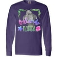 thumbnail image 3 of Inktastic Orlando Florida Cute Swimming Manatee Long Sleeve T-Shirt, 3 of 5