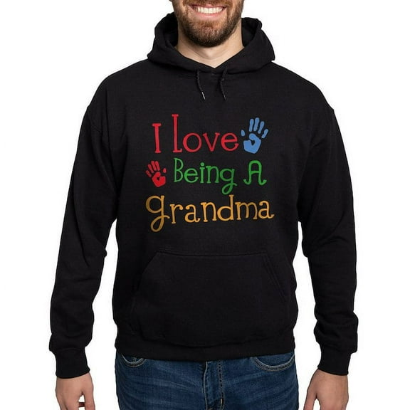 CafePress - I Love Being A Grandma Sweatshirt - Pullover Hoodie, Classic, Comfortable Hooded Sweatshirt