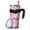 Pink Breast Cancer, variant on 40oz Tumbler,Pink Breast Cancer and Love Insulated Tumblers with Removable Handle,Stainless Steel Double Vacuum Coffee Tumbler Cup with Straw for Home,Office,Travel,Party