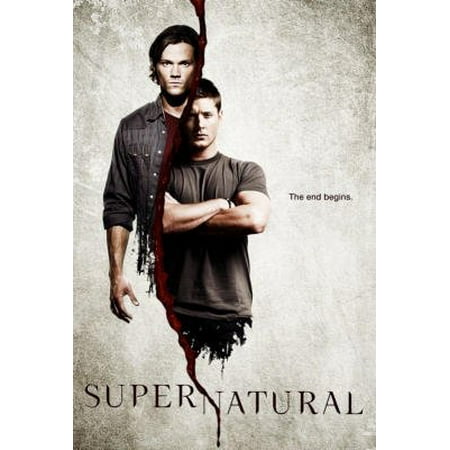 Supernatural The End Begins Jensen Ackles Jared Padalecki TV Poster Print, 11 x 17 Inches - 28cm x 44cm By Pop Culture