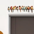 thumbnail image 1 of Adhesivos de pared de PVC extraíbles con pájaros coloridos, 1 of 4