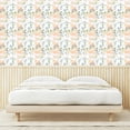 thumbnail image 3 of Ambesonne Floral Peel & Stick Wallpaper for Home, Soft Tones Flowers Leaves, 13"x72", Peach Lavender Blue and Green, 3 of 5