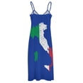 thumbnail image 6 of Italy Map Flag Sleeveless Dress Female clothing women's dresses luxury, 6 of 6