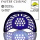 thumbnail image 3 of 280w Uv Led Nail Lamp 57 Led 4 Timer Nail Dryer With Motion Sensing Memory Function Removable For All Nail Gel Light Home Salon Guanguan, 3 of 5