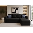 thumbnail image 1 of Sala Esquinera Modular El Bazar Store Samso Negro 240 x 180 cm, Tela Lino nacional, 1 of 4