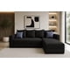 thumbnail image 1 of Sala Esquinera Modular El Bazar Store Samso Negro 240 x 180 cm, Tela Lino nacional, 1 of 4