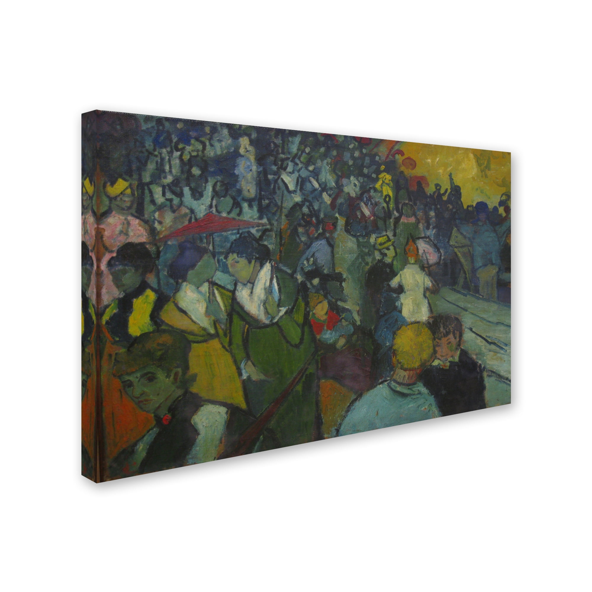 Trademark Fine Art 'Arena At Arles' Canvas Art by Van Gogh