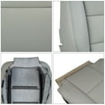 thumbnail image 4 of Molaner Driver & Passenger Bottom Replacement Seat Cover & Top Lean Back Leather Seat Cover Front Left and Right Compatible for Acura RDX 2007-2012, 4 of 16