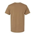 thumbnail image 2 of LAT Adult Unisex Crew Neck Short Sleeve Vintage Wash Jersey T-Shirt, Washed Coyote Brown, L, 2 of 3