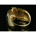thumbnail image 3 of 2.40Ct Lab Created Diamond Men's Royal Style Pinky Ring 14K Yellow Gold Plated Over, 3 of 4