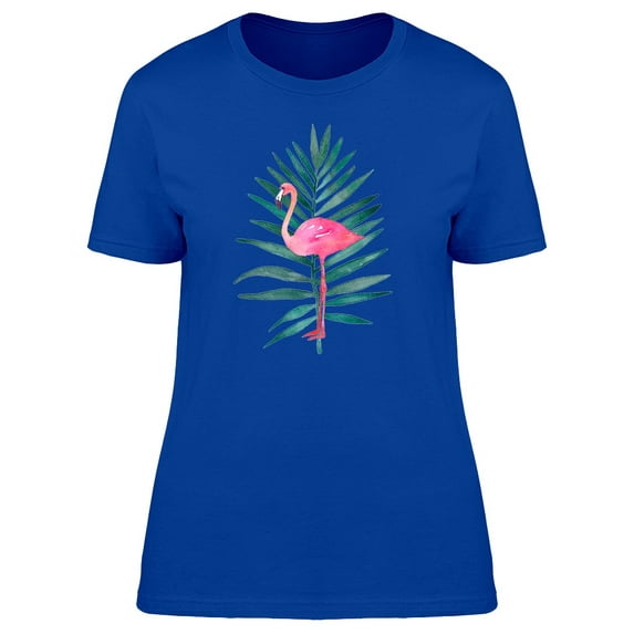 Flamingo, Tropical Watercolor Tee Women's -Image by Shutterstock