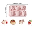 thumbnail image 3 of Easter Silicone 3D Rabbit Silicone 8 Cavities Easter Rabbit Soap Candle Cookie Chocolate, 3 of 4