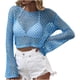 thumbnail image 3 of Blusas para mujer con cuello de barco y manga larga lisas para otoño e invierno 2024, 3 of 5