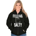 thumbnail image 3 of Feeling Salty Utah Beehive State Zip Up Hoodie Men's Women's Brisco Brands S, 3 of 5