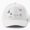 White, variant on Coquette Sketches Baseball Hat, Hand-Drawn Ribbon Aesthetic Graphic Design, Classic Cap