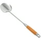 thumbnail image 5 of Espátula para wok de acero inoxidable con mango de madera, espátula para saltear, cuchara, cucharón, volteador, utensilio de cocina para cocina y restaurante, 5 of 7