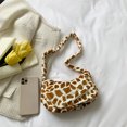 thumbnail image 1 of Bolsa de hombro de lana de Coral con patrón de animales Ehuebsd para mujer bolso de axilas de moda bolsos de hombro casuales bolsos de axilas simples para damas, 1 of 6