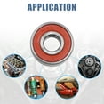 thumbnail image 4 of Universal 6201RS Deep Groove Rubber Sealed Ball Bearing 32 x 12 x 10mm, 4 of 6
