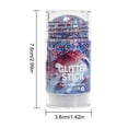 thumbnail image 2 of 4th of July Patriotic Body Glitter Stick, Red, White and Blue Hair and Body Sparkle Gel for Women Men, Waterproof 3-in-1 Glow Sticks Decorations Outfits Accessories for Independence,Style A 1PC, 2 of 7
