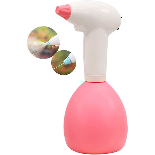 Pulverizador giratorio con ajuste de carga, pulverizador de flores eléctrico automático portátil de 800 ml, rosa esquí esquí Gafas de esquí