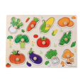 thumbnail image 2 of Kids Wooden Peg Puzzles Set With Alphabet Numbers Fruits Animals And Vehicles, 2 of 9