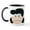 White/Black Inside, variant on CafePress - Peanuts Emoji Lucy Annoyed - 11 oz Ceramic Mug - Novelty Coffee Tea Cup