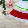 thumbnail image 3 of unik Girl's Traditional Mexican Cinco De Mayo Fiesta Dress Yellow Red Size 8, 3 of 4