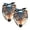 Multi-colored, variant on PhooArto Wolf Galaxy Moon Dog Bandanas, 2 Pack Soft Washable Pet Scarf Triangle for Large Dogs Puppies and Cats