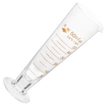 GOOHOCHY Transparent Laboratory Glass Measuring Tool for Lab Use Graduated Cylinder with Scale 100ml