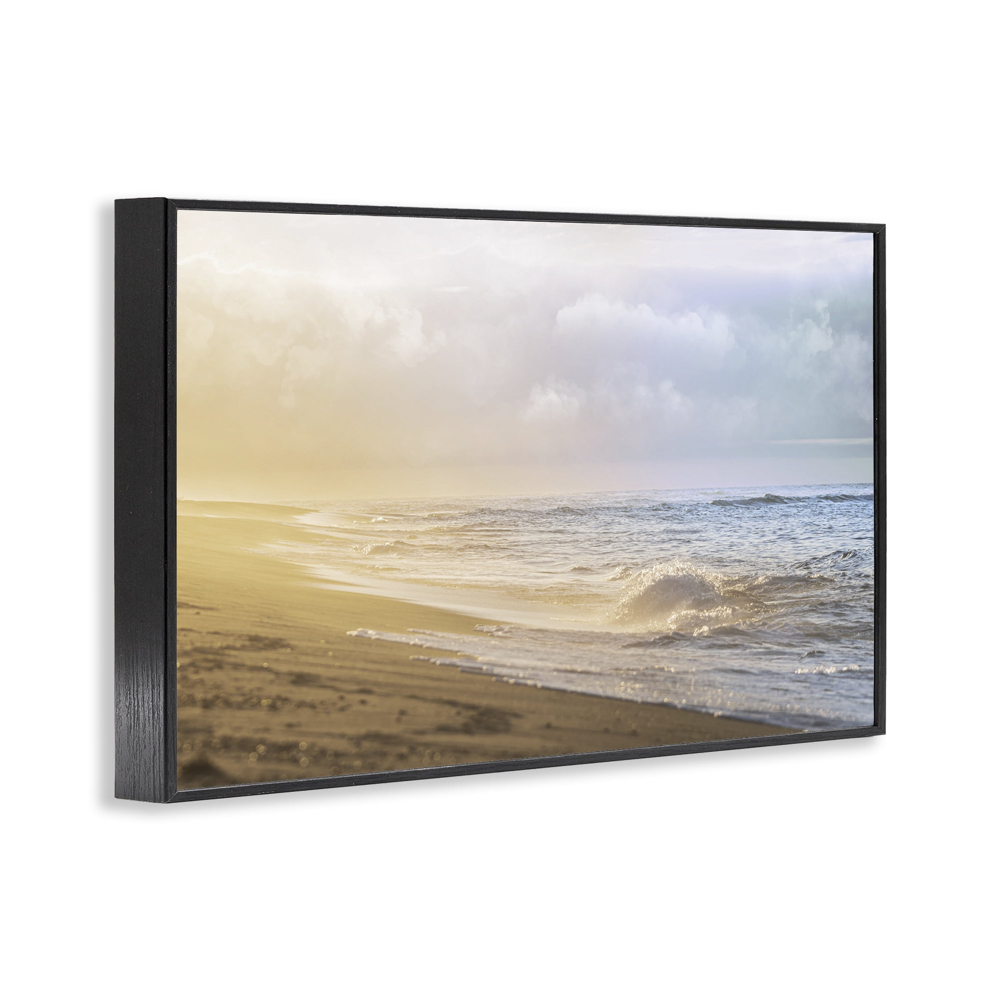 Stupell Industries Gentle Seaside Breeze Black Framed Giclee Art, design by Marcus Prime