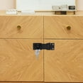 thumbnail image 4 of EIMELI 1 Set Secure Metal Cabinet Lock With Key Hasp Latch For Office And Home Heavy Duty Drawer Lock For File Cabinets cabinet latch, 4 of 8
