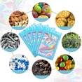 thumbnail image 4 of 100pcs Resealable Holographic Bags, Smell Proof Mylar Pouch With Clear Window For Food Storage Part, 4 of 5