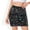 Colorful, variant on Women's High-Waist Sequin Mini Skirt Fitted Bodycon Glittering Design - Small, Fuschia
