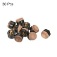 thumbnail image 3 of Unique Bargains 13mm Dia Screw on Pool Cue Tips Replacement Pool Stick Tips Accessories Brown 30 Pack, 3 of 5