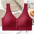 thumbnail image 3 of 5XL/6XL Plus Size Sport Bras for Women Front Closure Widen Straps Stretchy Soft Full Coverage Wireless Supportive Running Yoga Workout Everyday Bralette, 3 of 6