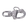 thumbnail image 2 of Quick Release Hook 360 Degree Rotation Practical Spring Loaded Pin Design Snap Shackle Stainless Steel for Yachts, 2 of 8