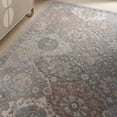 thumbnail image 6 of Nourison Parisa Bordered Indoor Area Rug - 5'3" x 7'5" Grey/Multi, 6 of 8