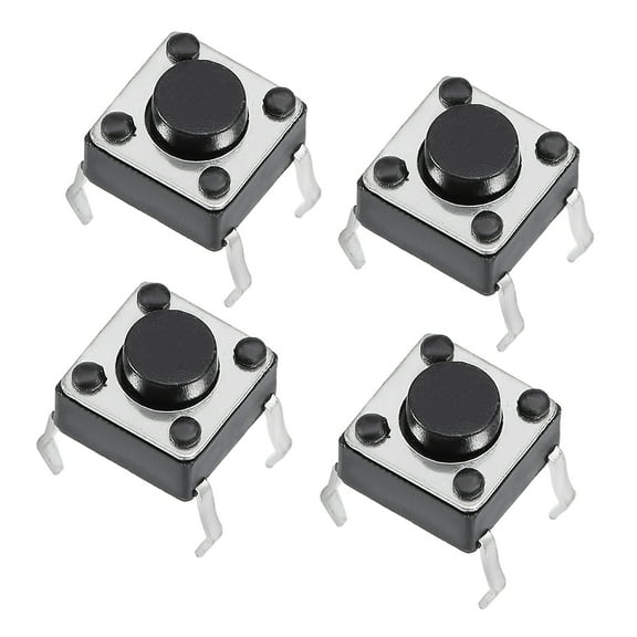 6x6x4.3mm Panel PCB Momentary Tactile Tact Push Button Switch DIP 4PCS